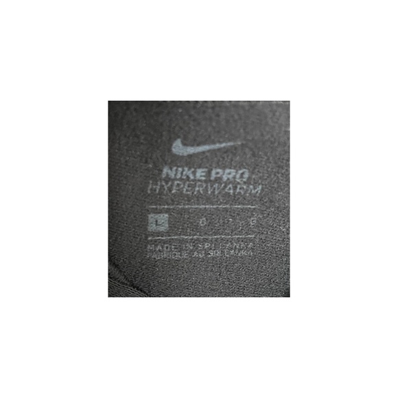 Nike Pro Hyperwarm Quarter Zip Crisscross Open-back Pullover, Size L - Picture 5 of 7